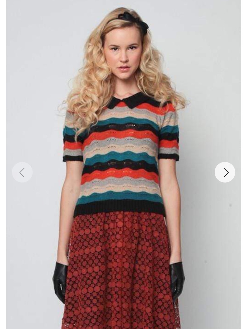 Taylor Swift Sweater from Eva Franco - Striped Knit Top